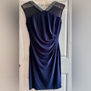 Lauren Ralph Lauren Strapless Midnight Blue Dress